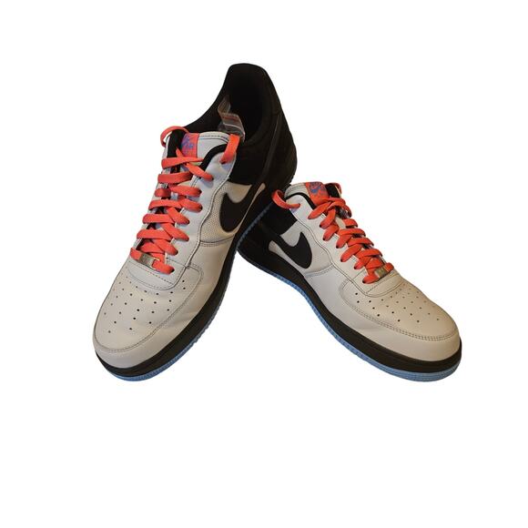 Nike Other - Nike Air Force 1 Low Black Sail Red Blue Sneakers Mens US 14 315122-005